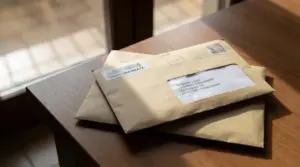 Busta raccomandata appoggiata su un tavolo, simbolo di una comunicazione importante da non ignorare